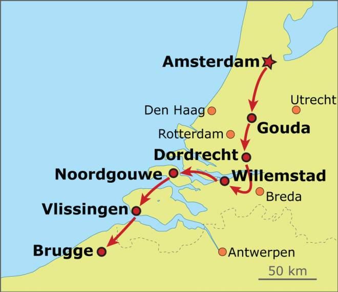 amsterdam-brugge-map